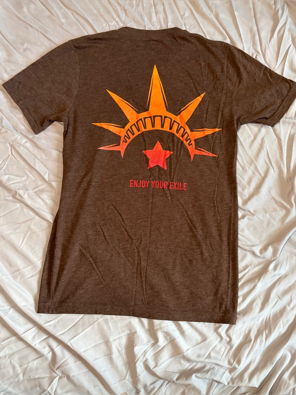 Iowa- Exile Brewery Brown Graphic Tee